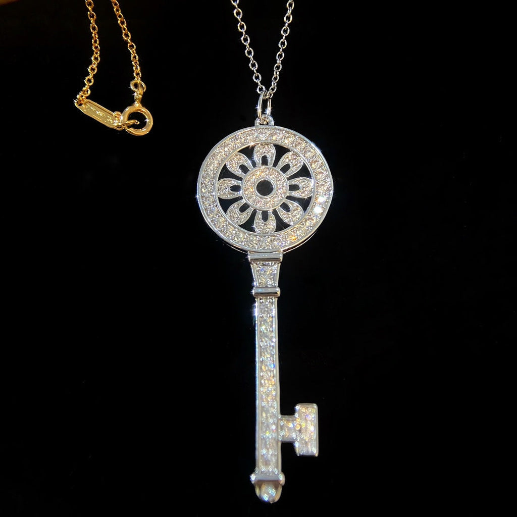 Tiffany Petal Key Pendant