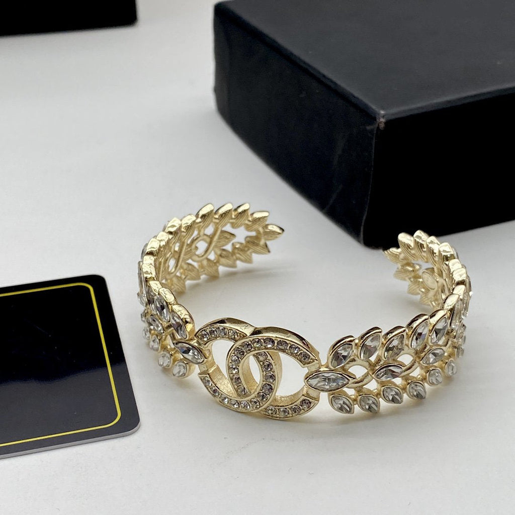 Chanel Gold Full Diamond Bracelet