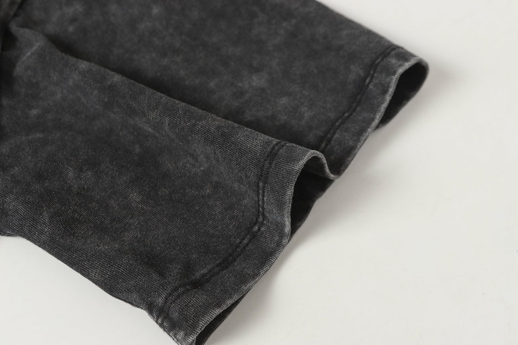 Godspeed Distressed Rhinestone Graphic T-Shirt — detail
