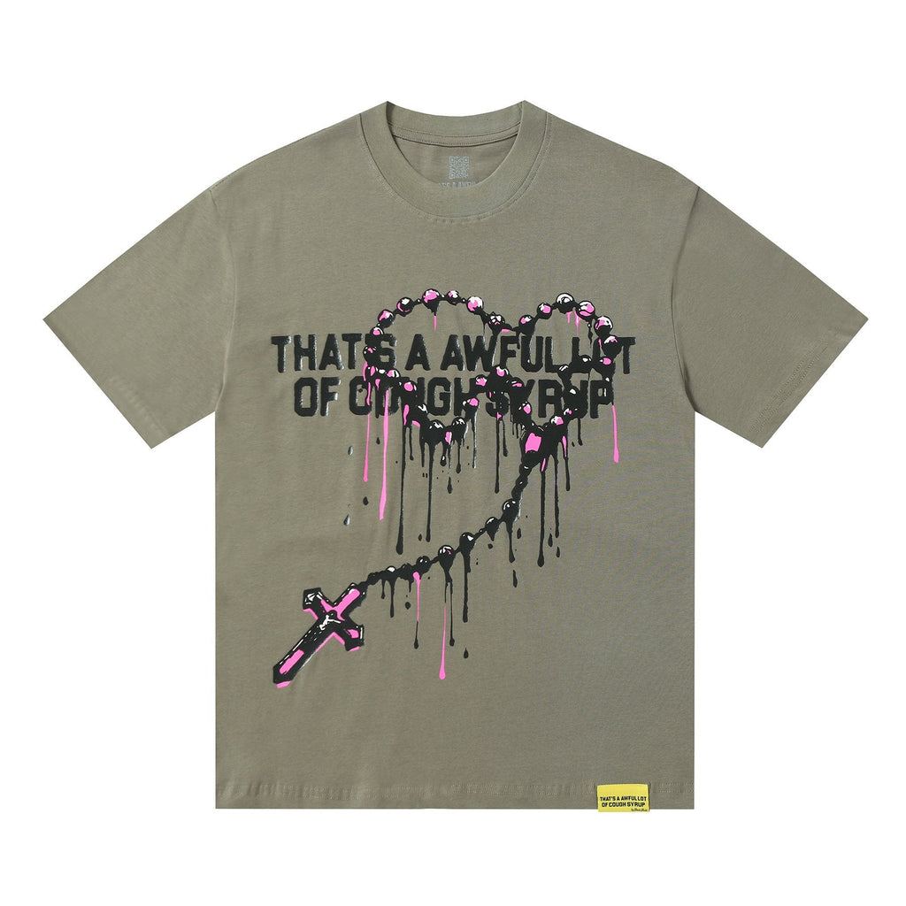 THAT'S A AWFUL LOT OF COUGH SYRUP Front & Back Graphic T-Shirt — front