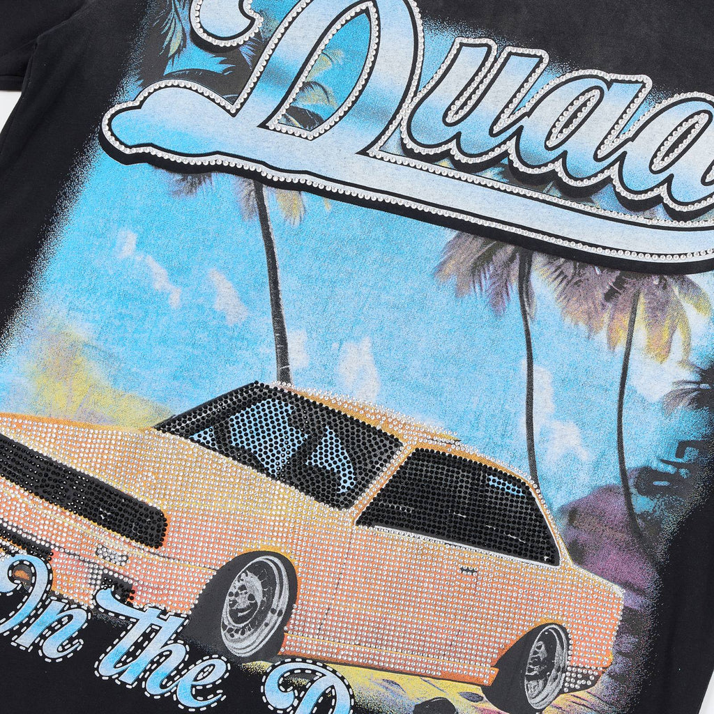 DUAA Destination Car Graphic Short-Sleeve T-Shirt — detail