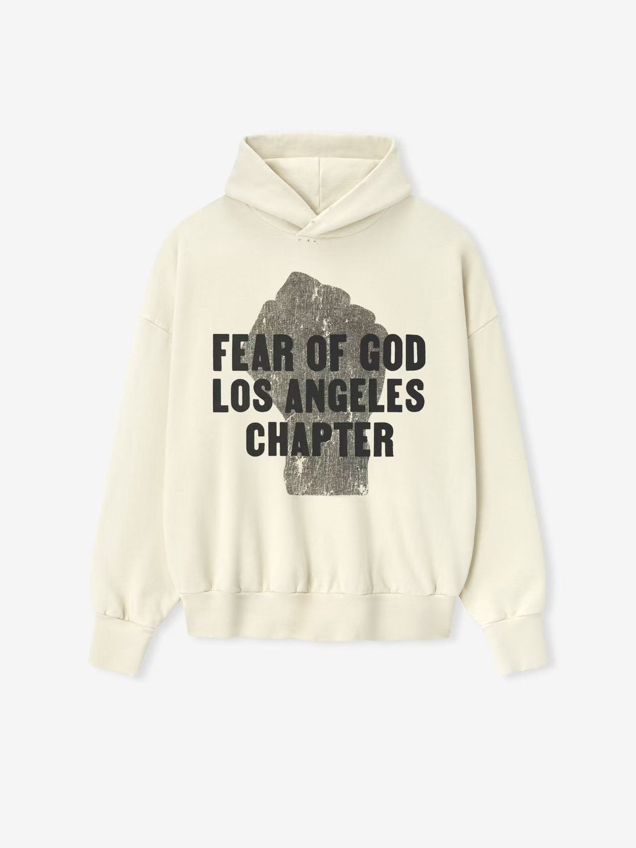 Fear of God Los Angeles Chapter Cream Hoodie — front