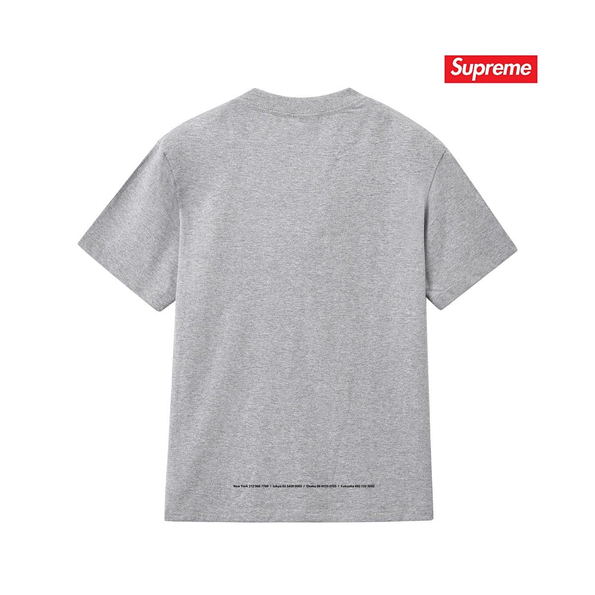 Supreme Blue Chest Graphic Short-Sleeve T-Shirt — back