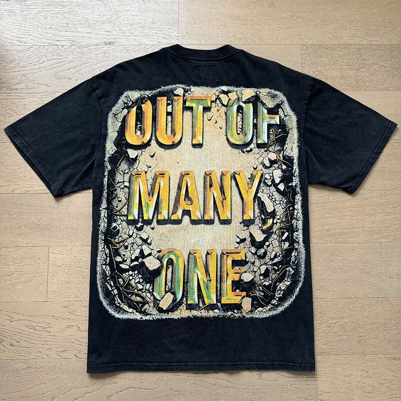 Godspeed Out of Many One Graphic T-Shirt — back
