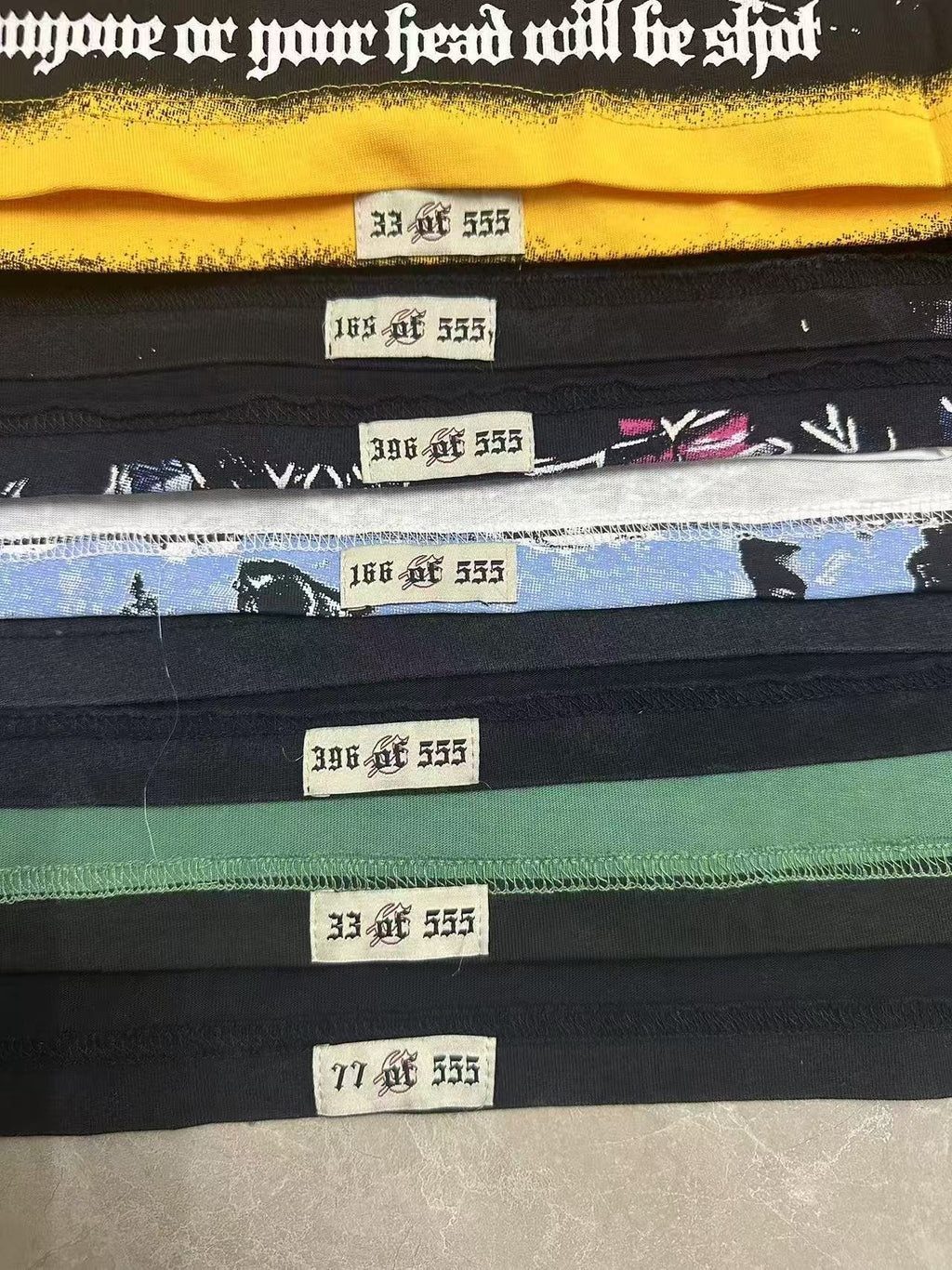 Godspeed Out of Many One Graphic T-Shirt — neck_label