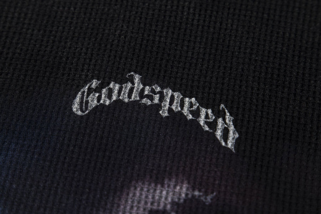 Godspeed Hollywood Graphic Waffle Long-Sleeve T-Shirt — detail