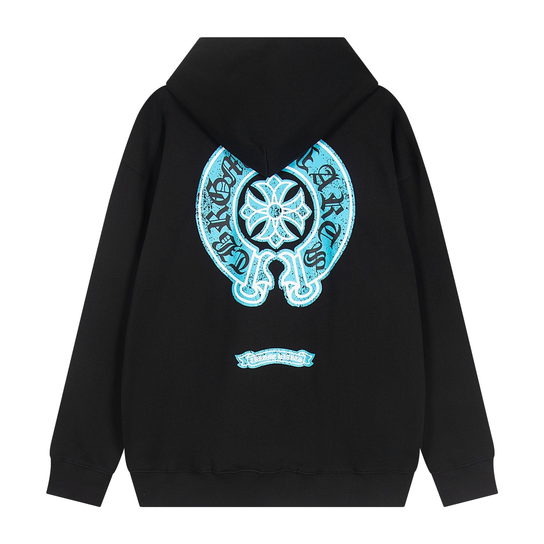 Chrome Hearts Dopamine Horseshoe Graphic Hoodie — back