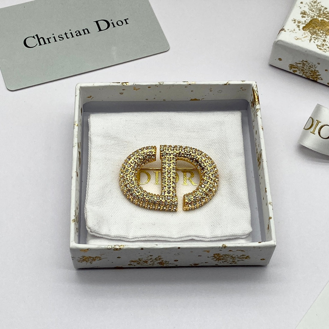 Dior CD Brooch 173982